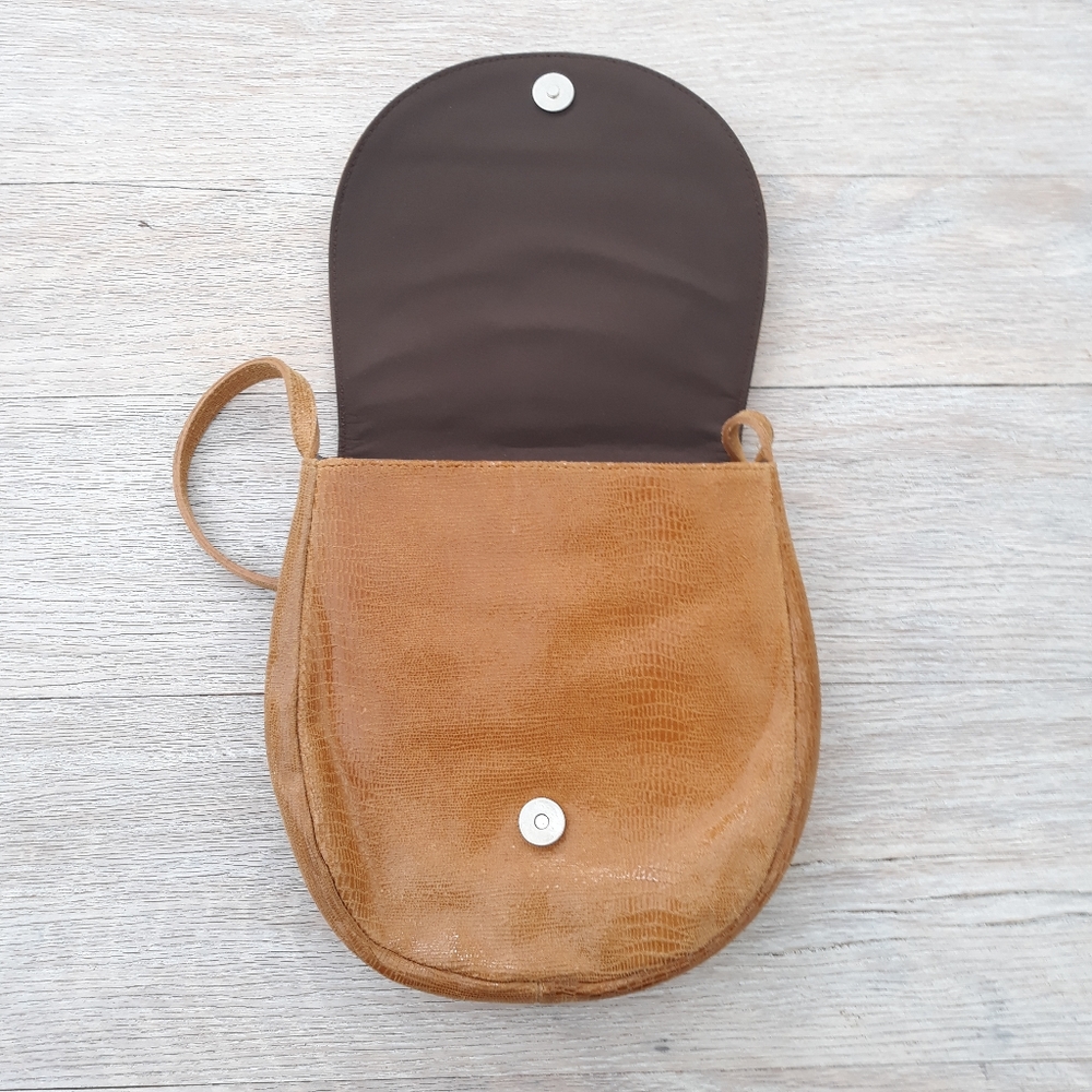Vintage leather crossbody bag - Picture 4 of 6